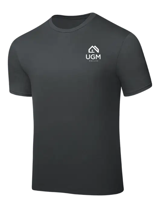 Dark Grey PosiCharge Competitor Tee w/UGM Logo