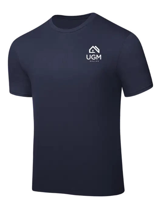 Navy PosiCharge Competitor Tee w/UGM Logo