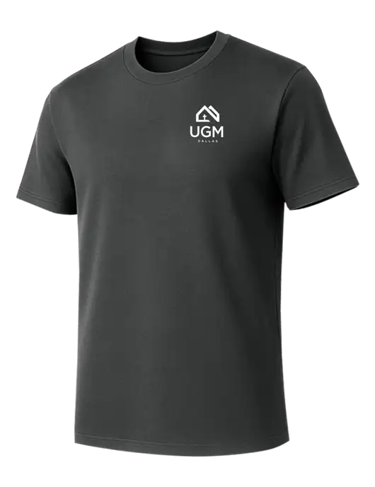 Allmade Charcoal Grey Organic Cotton Tee w/UGM Logo