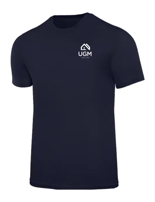 Allmade Dark Navy Organic Cotton Tee w/UGM Logo