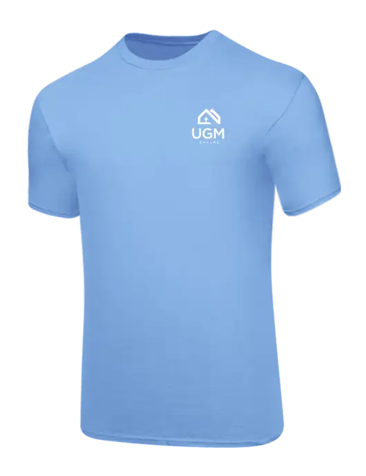 Core Blend Light Blue T-Shirt w/UGM Logo