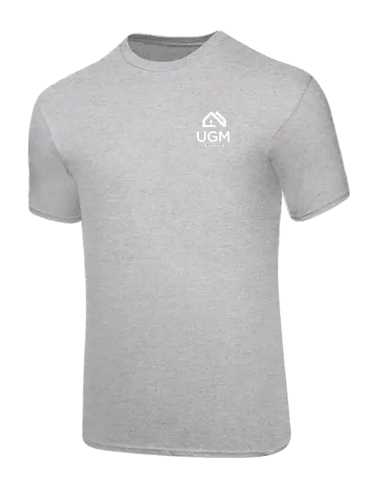 Core Blend Light Grey Heather T-Shirt w/UGM Logo