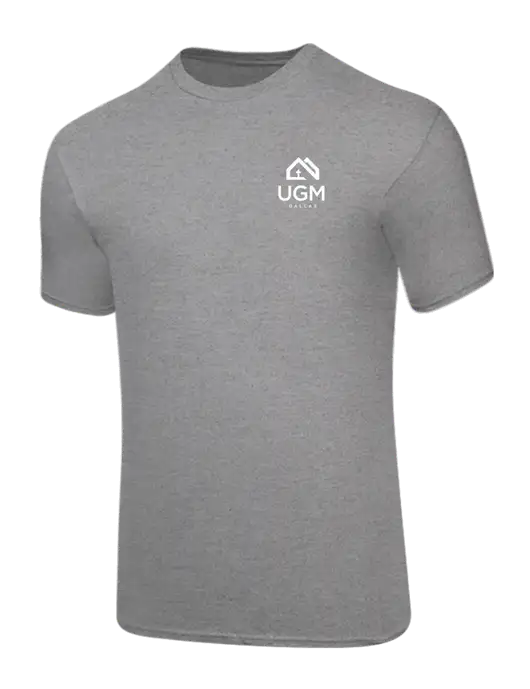 Core Blend Medium Grey Heather T-Shirt w/UGM Logo