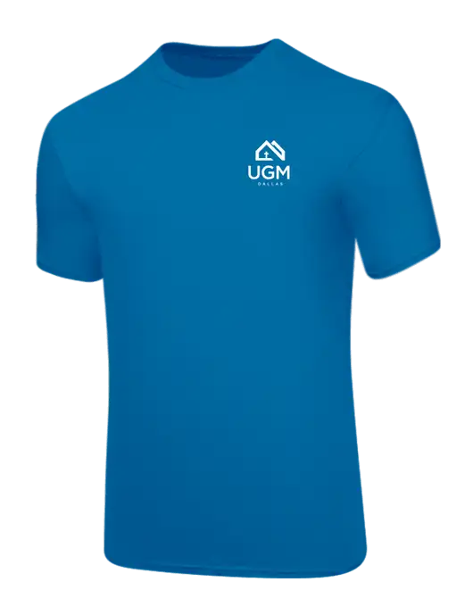 Core Blend Sapphire Blue T-Shirt w/UGM Logo