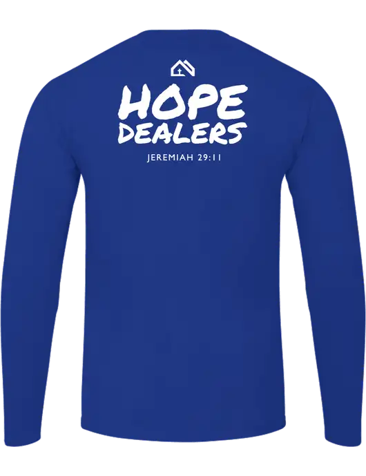 Ring Spun True Royal 4.5 oz Long Sleeve T-Shirt w/UGM Logo, UGM Logo