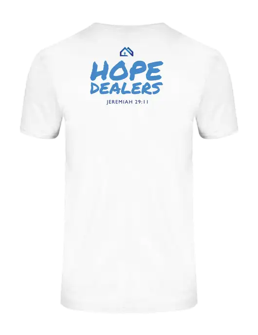 Ring Spun White 4.5 oz T-Shirt w/UGM Logo, UGM Logo