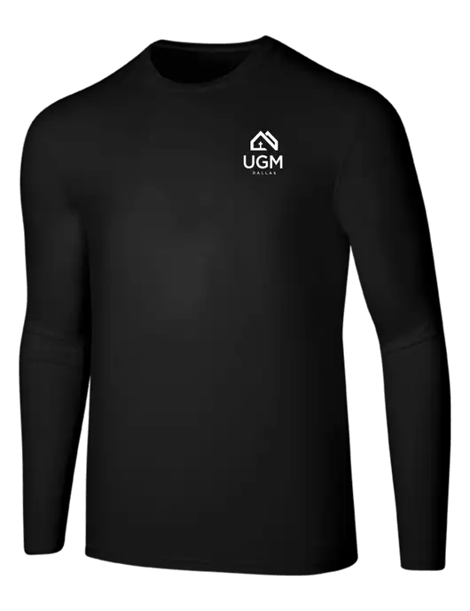Seriously Soft Black Long Sleeve T-Shirt w/UGM Logo