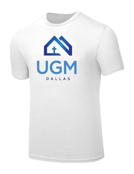 Seriously Soft White T-Shirt w/UGM Logo