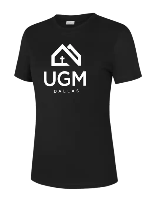 Womens Black PosiCharge Competitor Tee w/UGM Logo