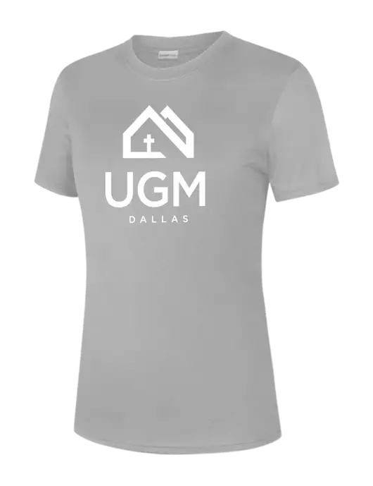  Womens Light Grey PosiCharge Competitor Tee w/UGM Logo