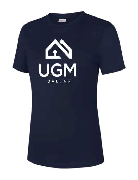 Womens Navy PosiCharge Competitor Tee w/UGM Logo