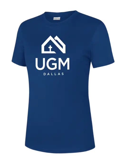 Womens Royal PosiCharge Competitor Tee w/UGM Logo