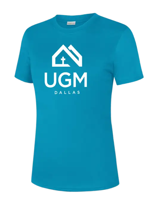  Womens Sapphire PosiCharge Competitor Tee w/UGM Logo