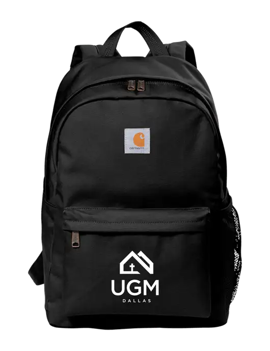 Carhartt Black Canvas Backpack w/UGM Logo