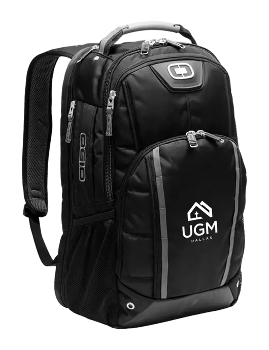 OGIO Black Bolt Pack w/UGM Logo