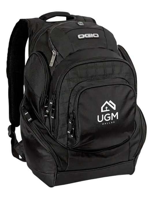 OGIO Black Mastermind Pack w/UGM Logo