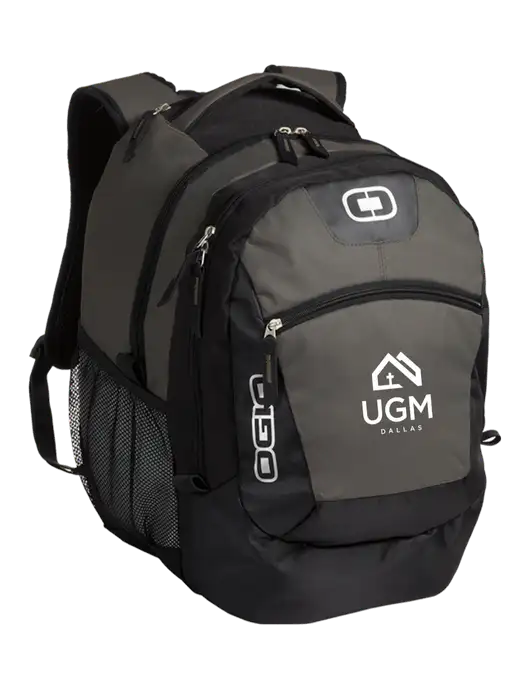 OGIO Grey Rogue Pack
 w/UGM Logo