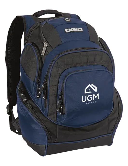 OGIO Navy Mastermind Pack w/UGM Logo