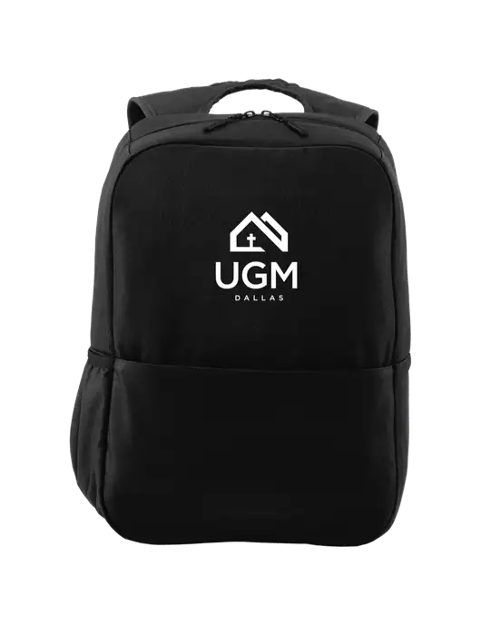 Access Square Laptop Black Backpack w/UGM Logo