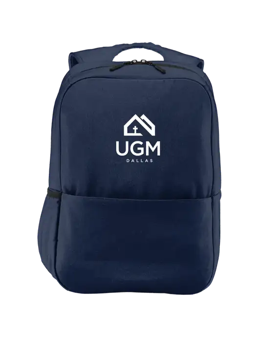 Access Square Laptop River Blue Navy Backpack w/UGM Logo