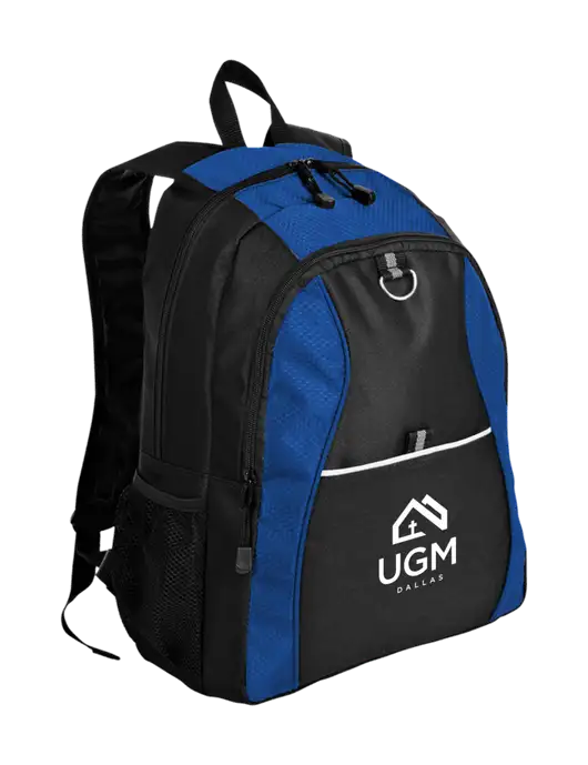 Honeycomb Twilight Blue/Black Backpack w/UGM Logo