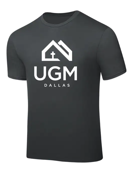 Dark Grey PosiCharge Competitor Tee w/UGM Logo