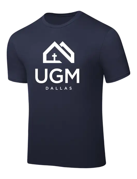 Navy PosiCharge Competitor Tee w/UGM Logo