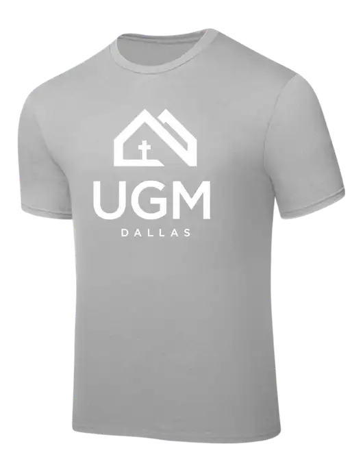 Silver PosiCharge Competitor Tee w/UGM Logo