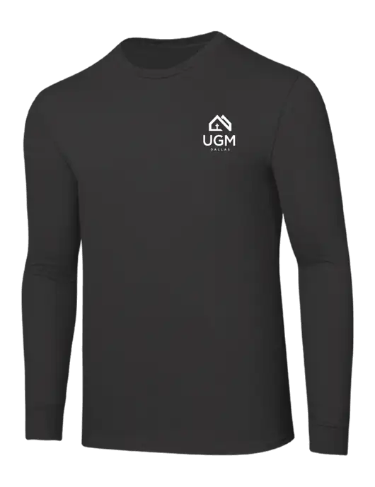 Core Blend Charcoal Grey Long Sleeve Tee w/UGM Logo