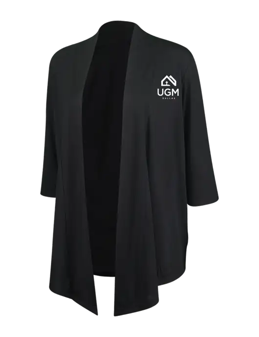 Black Womens Concept Shrug w/UGM Logo