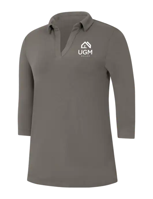 Womens Dark Grey Luxe Knit Tunic w/UGM Logo
