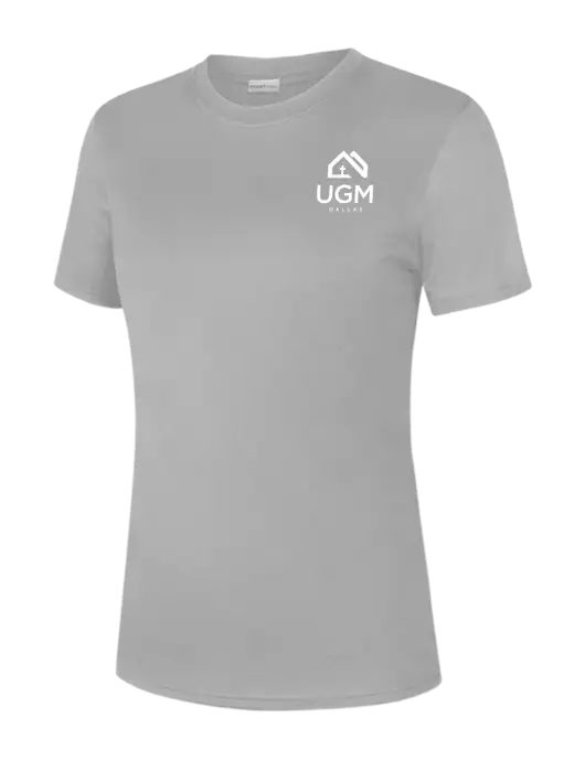  Womens Light Grey PosiCharge Competitor Tee w/UGM Logo