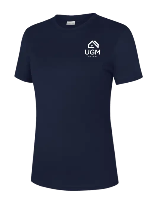 Womens Navy PosiCharge Competitor Tee w/UGM Logo