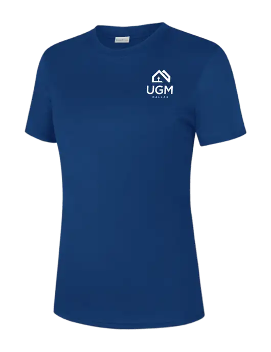 Womens Royal PosiCharge Competitor Tee w/UGM Logo